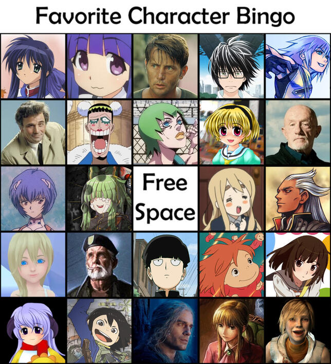 (2022 Character Bingo)
